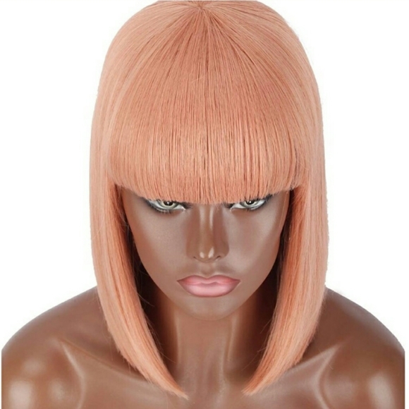 Pink Yaki Bob Wig main image 6